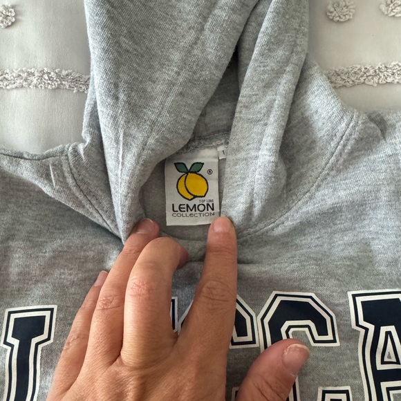 Kids Gray Hoodie Lucca Italy - Picture 3 of 4